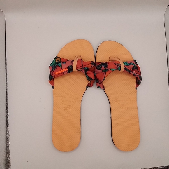 Havaianas NEW You St Tropez Sandal Fruit Print Shoe SZ 9-10W - Picture 6 of 7